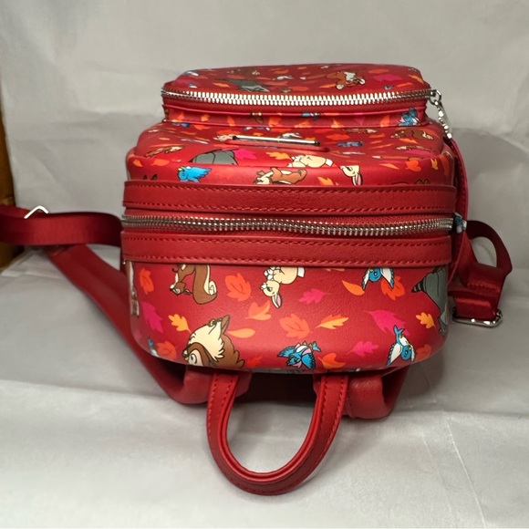 Loungefly Disney Parks Forest Friends Woodland Critters, Red - New Without Tags main image 9